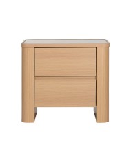 Comodino Home ESPRIT Naturale Grigio chiaro 56 X 40 X 51 cm Comodino Home ESPRIT Naturale Grigio chiaro 56 X 40 X 51 cm