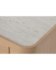 Comodino Home ESPRIT Naturale Grigio chiaro 56 X 40 X 51 cm Comodino Home ESPRIT Naturale Grigio chiaro 56 X 40 X 51 cm