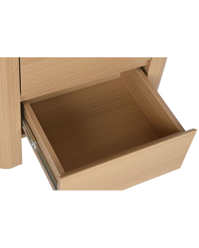 Comodino Home ESPRIT Naturale Grigio chiaro 56 X 40 X 51 cm Comodino Home ESPRIT Naturale Grigio chiaro 56 X 40 X 51 cm