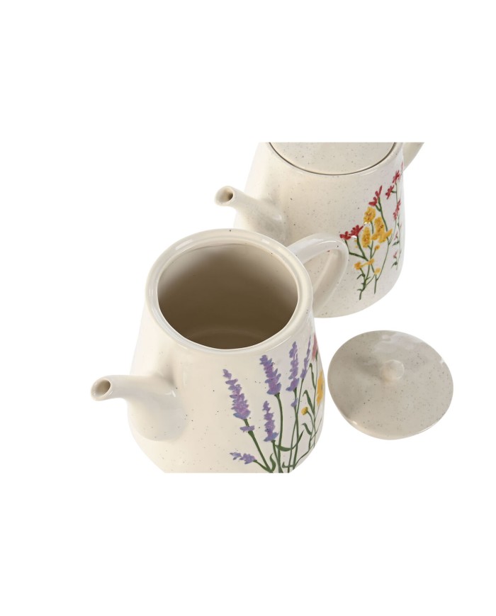 Teiera Home ESPRIT Multicolore Porcellana 900 ml (2 Unità)