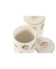 Barattolo Home ESPRIT Giallo Rosso Verde Moderno Frutta (2 Unità) Barattolo Home ESPRIT Giallo Rosso Verde Moderno Frutta (2 Unità)