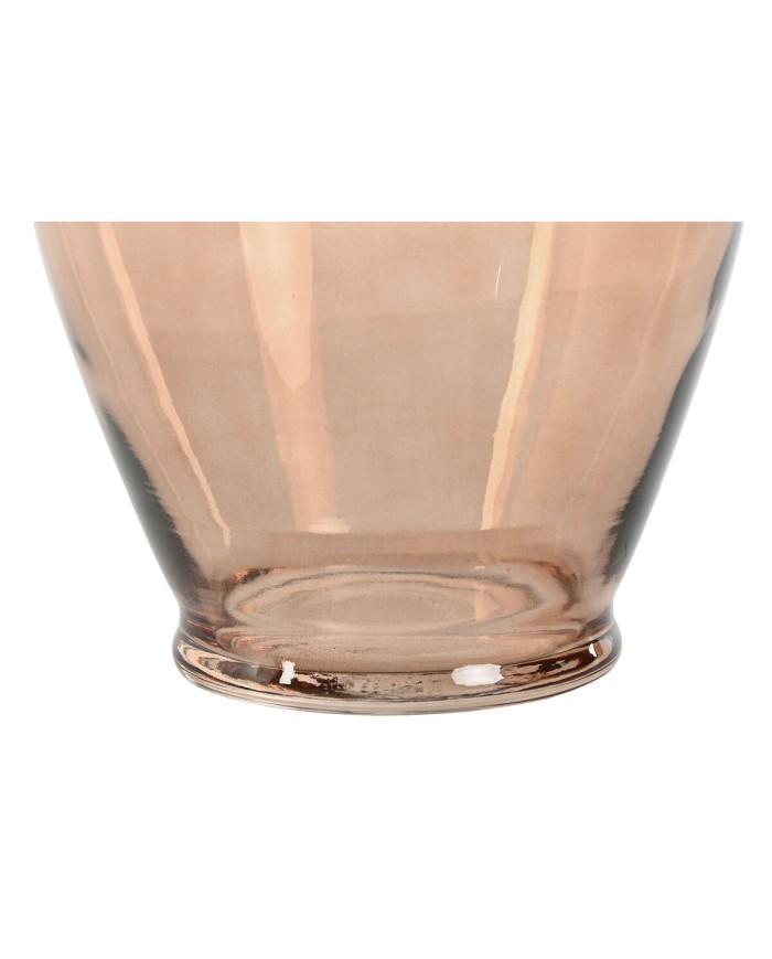 Vaso Home ESPRIT Ambra Cristallo Moderno 16 x 16 x 27 cm Vaso Home ESPRIT Ambra Cristallo Moderno 16 x 16 x 27 cm