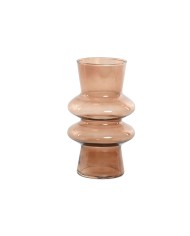 Vaso Home ESPRIT Ambra Cristallo Moderno 11,5 X 11,5 X 19,5 cm Vaso Home ESPRIT Ambra Cristallo Moderno 11,5 X 11,5 X 19,5 cm