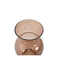 Vaso Home ESPRIT Ambra Cristallo Moderno 16 x 16 x 27 cm Vaso Home ESPRIT Ambra Cristallo Moderno 16 x 16 x 27 cm