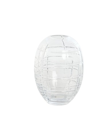 Vaso Home ESPRIT Trasparente Cristallo Moderno 12 x 12 x 17 cm Vaso Home ESPRIT Trasparente Cristallo Moderno 12 x 12 x 17 cm