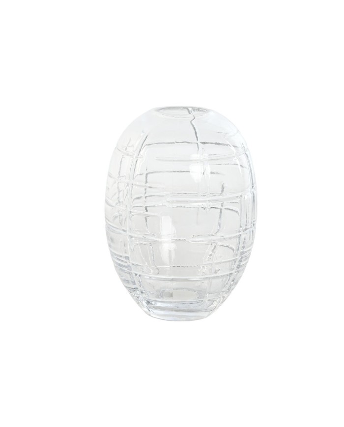 Vaso Home ESPRIT Trasparente Cristallo Moderno 12 x 12 x 17 cm Vaso Home ESPRIT Trasparente Cristallo Moderno 12 x 12 x 17 cm