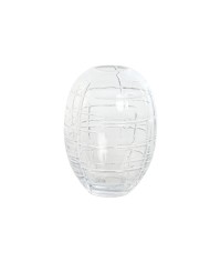 Vaso Home ESPRIT Marrone Cristallo Moderno 12,5 X 12,5 X 43,5 cm Vaso Home ESPRIT Marrone Cristallo Moderno 12,5 X 12,5 X 43,5 cm