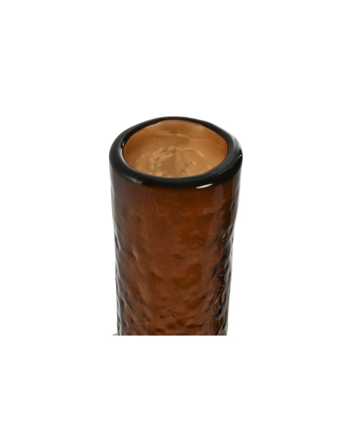 Vaso Home ESPRIT Marrone Cristallo Moderno 12,5 X 12,5 X 50,5 cm Vaso Home ESPRIT Marrone Cristallo Moderno 12,5 X 12,5 X 50,5 cm