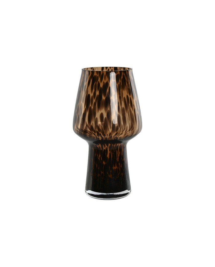 Vaso Home ESPRIT Marrone Nero Cristallo Moderno 16,5 x 16,5 x 29 cm Vaso Home ESPRIT Marrone Nero Cristallo Moderno 16,5 x 16,5 x 29 cm