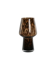 Vaso Home ESPRIT Marrone Cristallo Moderno 12,5 X 12,5 X 50,5 cm Vaso Home ESPRIT Marrone Cristallo Moderno 12,5 X 12,5 X 50,5 cm