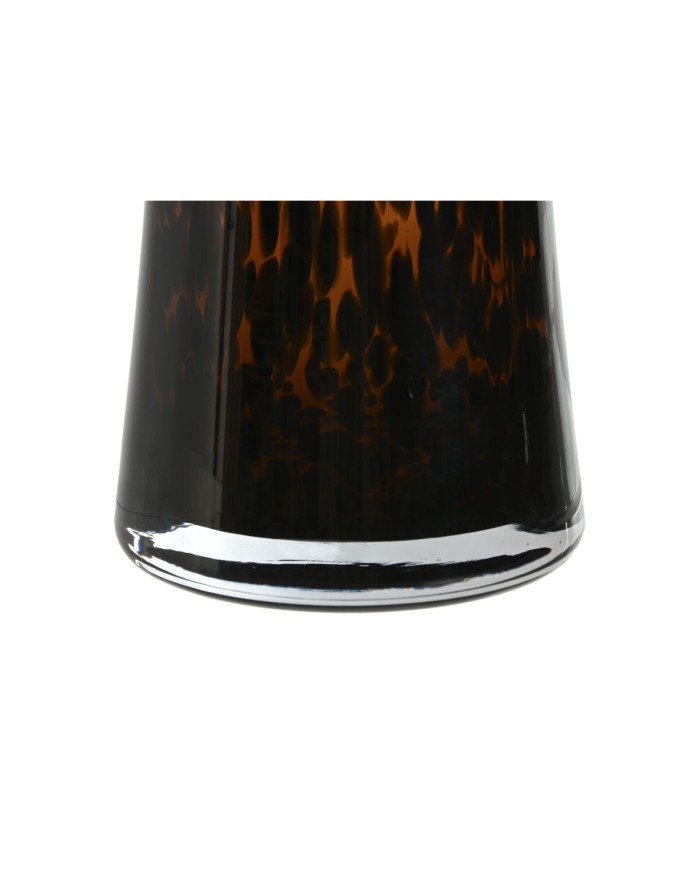 Vaso Home ESPRIT Marrone Nero Cristallo Moderno 16,5 x 16,5 x 29 cm Vaso Home ESPRIT Marrone Nero Cristallo Moderno 16,5 x 16,5 x 29 cm