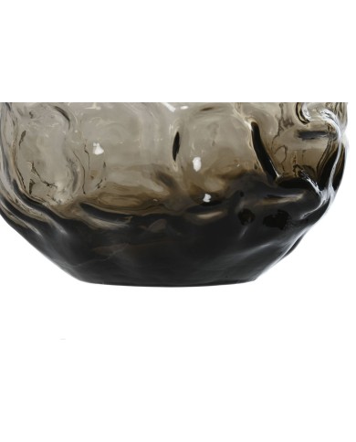 Vaso Home ESPRIT Marrone scuro Cristallo Moderno 21,5 x 21,5 x 19 cm Vaso Home ESPRIT Marrone scuro Cristallo Moderno 21,5 x 21,5 x 19 cm