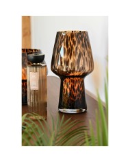 Vaso Home ESPRIT Marrone Nero Cristallo Moderno 16,5 x 16,5 x 29 cm Vaso Home ESPRIT Marrone Nero Cristallo Moderno 16,5 x 16,5 x 29 cm