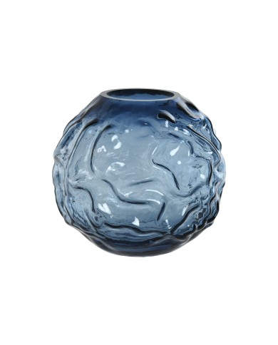 Vaso Home ESPRIT Azzurro Cristallo Moderno 21,5 x 21,5 x 19 cm Vaso Home ESPRIT Azzurro Cristallo Moderno 21,5 x 21,5 x 19 cm