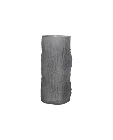 Vaso Home ESPRIT Grigio Cristallo Moderno 14 x 14 x 31,5 cm Vaso Home ESPRIT Grigio Cristallo Moderno 14 x 14 x 31,5 cm