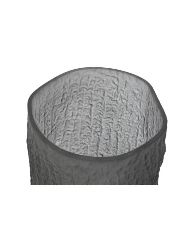 Vaso Home ESPRIT Grigio Cristallo Moderno 14 x 14 x 31,5 cm Vaso Home ESPRIT Grigio Cristallo Moderno 14 x 14 x 31,5 cm