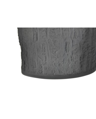 Vaso Home ESPRIT Grigio Cristallo Moderno 13 x 13 x 21 cm Vaso Home ESPRIT Grigio Cristallo Moderno 13 x 13 x 21 cm