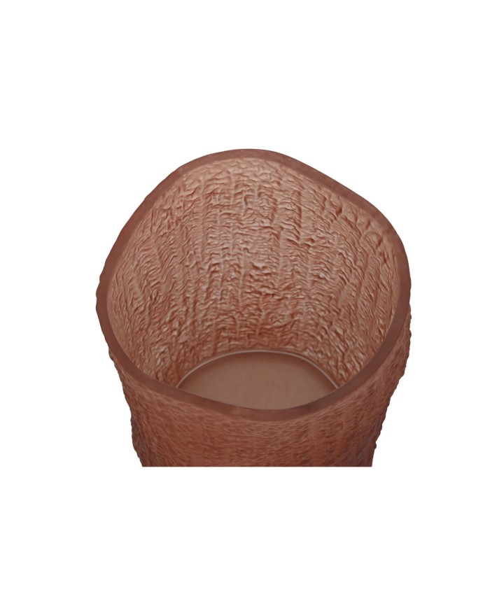 Vaso Home ESPRIT Terracotta Cristallo Moderno 14 x 14 x 21 cm Vaso Home ESPRIT Terracotta Cristallo Moderno 14 x 14 x 21 cm