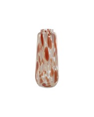 Vaso Home ESPRIT Crema Terracotta Cristallo Moderno 12,5 x 12,5 x 30 cm Vaso Home ESPRIT Crema Terracotta Cristallo Moderno 12,5 x 12,5 x 30 cm
