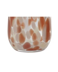 Vaso Home ESPRIT Crema Terracotta Cristallo Moderno 12,5 x 12,5 x 30 cm Vaso Home ESPRIT Crema Terracotta Cristallo Moderno 12,5 x 12,5 x 30 cm