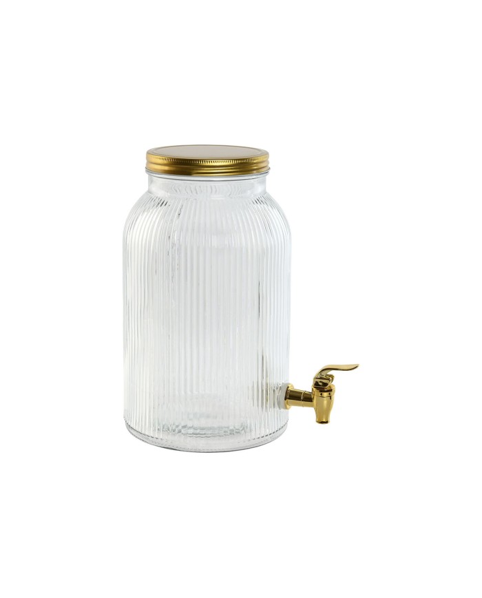 Dispenser di Acqua Home ESPRIT Dorato Metallo Cristallo 5,5 L 18 x 23,5 x 30 cm Dispenser di Acqua Home ESPRIT Dorato Metallo Cristallo 5,5 L 18 x 23,5 x 30 cm