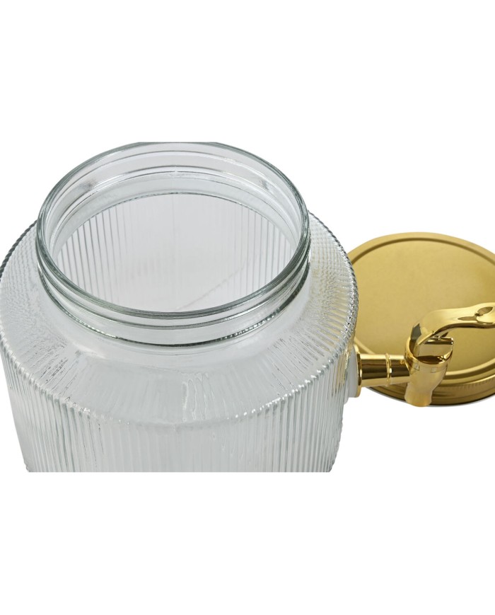 Dispenser di Acqua Home ESPRIT Dorato Metallo Cristallo 17,8 x 25 x 15 cm Dispenser di Acqua Home ESPRIT Dorato Metallo Cristallo 17,8 x 25 x 15 cm