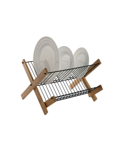 Scolapiatti da Lavandino Home ESPRIT Nero 39,5 x 38 x 27 cm