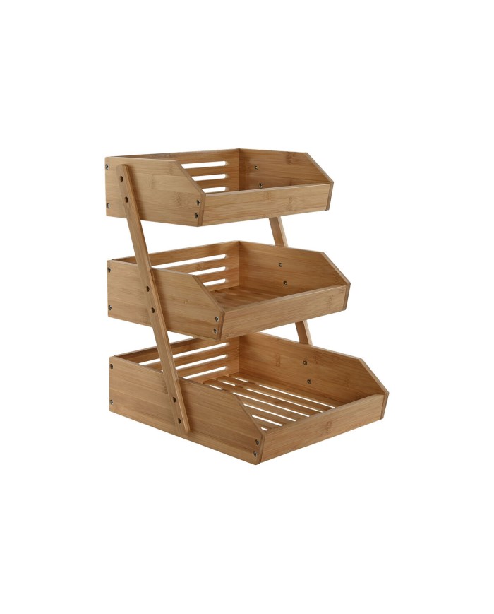 Portafrutta Home ESPRIT Naturale Bambù 30 x 33 x 41 cm