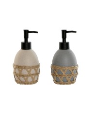 Bicchiere Home ESPRIT Grigio Crema Resina 12 X 6 X 10,5 cm (2 Unità) Bicchiere Home ESPRIT Grigio Crema Resina 12 X 6 X 10,5 cm (2 Unità)