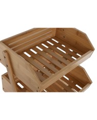 Portafrutta Home ESPRIT Naturale Bambù 30 x 33 x 41 cm