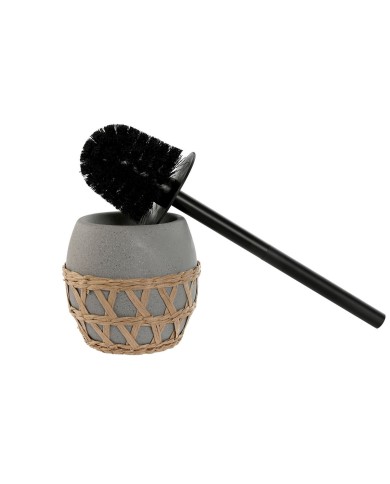 Scopino per il Bagno Home ESPRIT Nero Grigio Crema Fibra Dolomite 11 x 11 x 38 cm (2 Unità) Scopino per il Bagno Home ESPRIT Nero Grigio Crema Fibra Dolomite 11 x 11 x 38 cm (2 Unità)