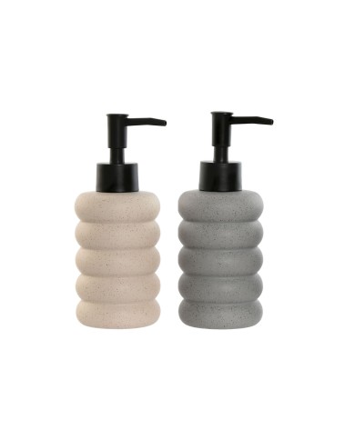 Dispenser di Sapone Home ESPRIT Nero Grigio Crema ABS Dolomite 7 x 7 x 17,5 cm (2 Unità) Dispenser di Sapone Home ESPRIT Nero Grigio Crema ABS Dolomite 7 x 7 x 17,5 cm (2 Unità)