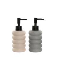 Dispenser di Sapone Home ESPRIT Nero Grigio Crema ABS Dolomite 7 x 7 x 17,5 cm (2 Unità) Dispenser di Sapone Home ESPRIT Nero Grigio Crema ABS Dolomite 7 x 7 x 17,5 cm (2 Unità)