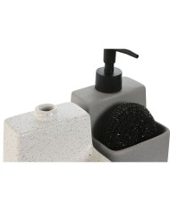 Portasapone Home ESPRIT Bianco Grigio ABS Dolomite (2 Unità) Portasapone Home ESPRIT Bianco Grigio ABS Dolomite (2 Unità)