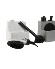 Portasapone Home ESPRIT Bianco Grigio Acciaio inossidabile Dolomite (2 Unità) Portasapone Home ESPRIT Bianco Grigio Acciaio inossidabile Dolomite (2 Unità)