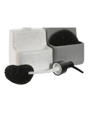 Portasapone Home ESPRIT Bianco Grigio ABS Dolomite (2 Unità) Portasapone Home ESPRIT Bianco Grigio ABS Dolomite (2 Unità)