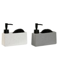 Portasapone Home ESPRIT Bianco Grigio ABS Dolomite (2 Unità) Portasapone Home ESPRIT Bianco Grigio ABS Dolomite (2 Unità)