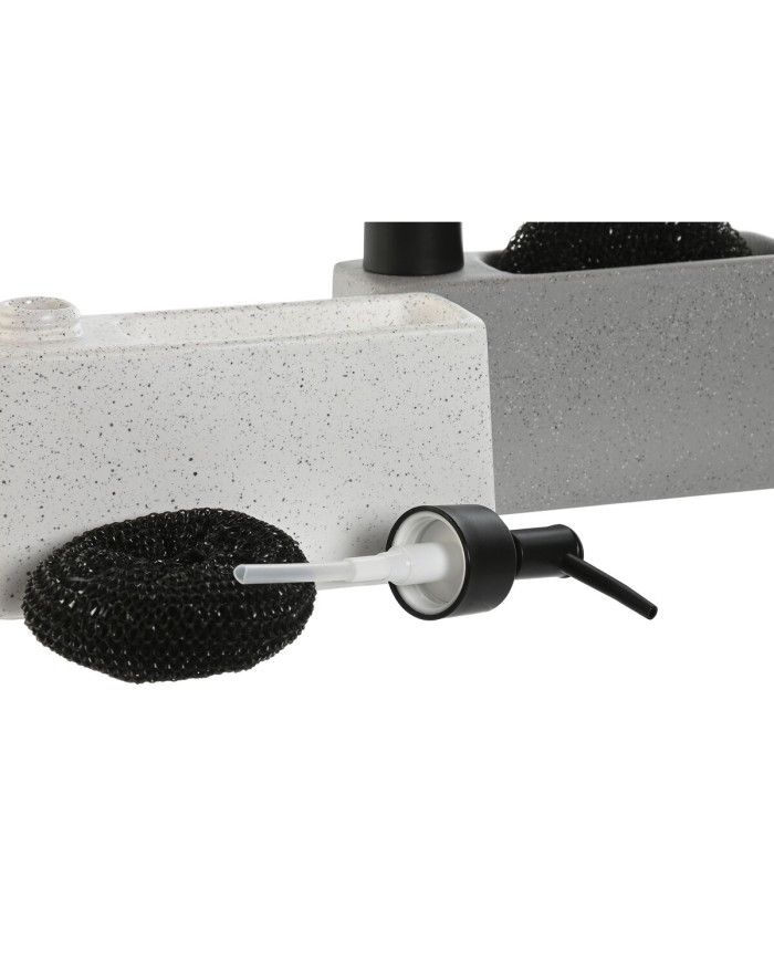 Portasapone Home ESPRIT Bianco Grigio ABS Dolomite (2 Unità) Portasapone Home ESPRIT Bianco Grigio ABS Dolomite (2 Unità)