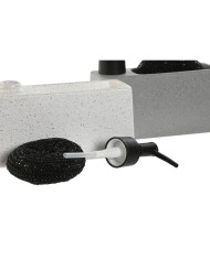 Portasapone Home ESPRIT Bianco Grigio ABS Dolomite (2 Unità) Portasapone Home ESPRIT Bianco Grigio ABS Dolomite (2 Unità)