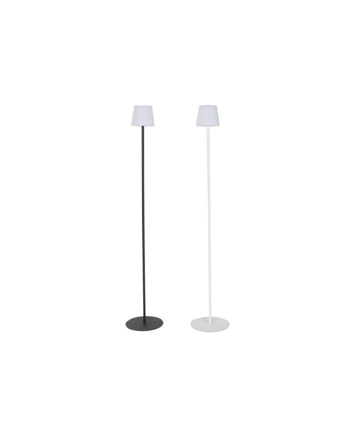 Lampada ad energia solare Home ESPRIT Nero 25 x 25 x 140 cm