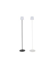 Lampada ad energia solare Home ESPRIT Nero 25 x 25 x 140 cm