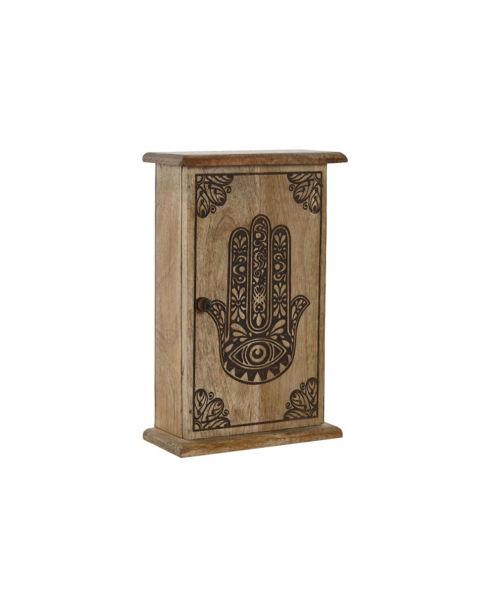 Armadietto portachiavi Home ESPRIT Naturale 18 x 7,5 x 28 cm