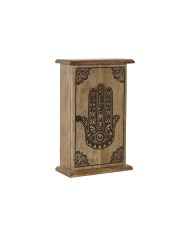 Armadietto portachiavi Home ESPRIT Naturale 18 x 7,5 x 28 cm