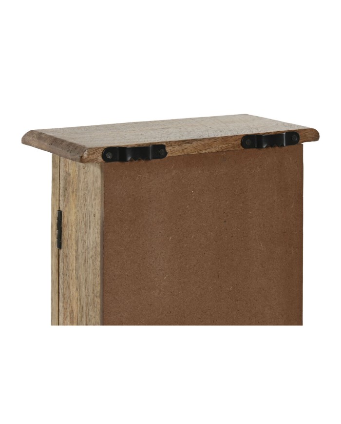 Armadietto portachiavi Home ESPRIT Naturale 18 x 7,5 x 28 cm