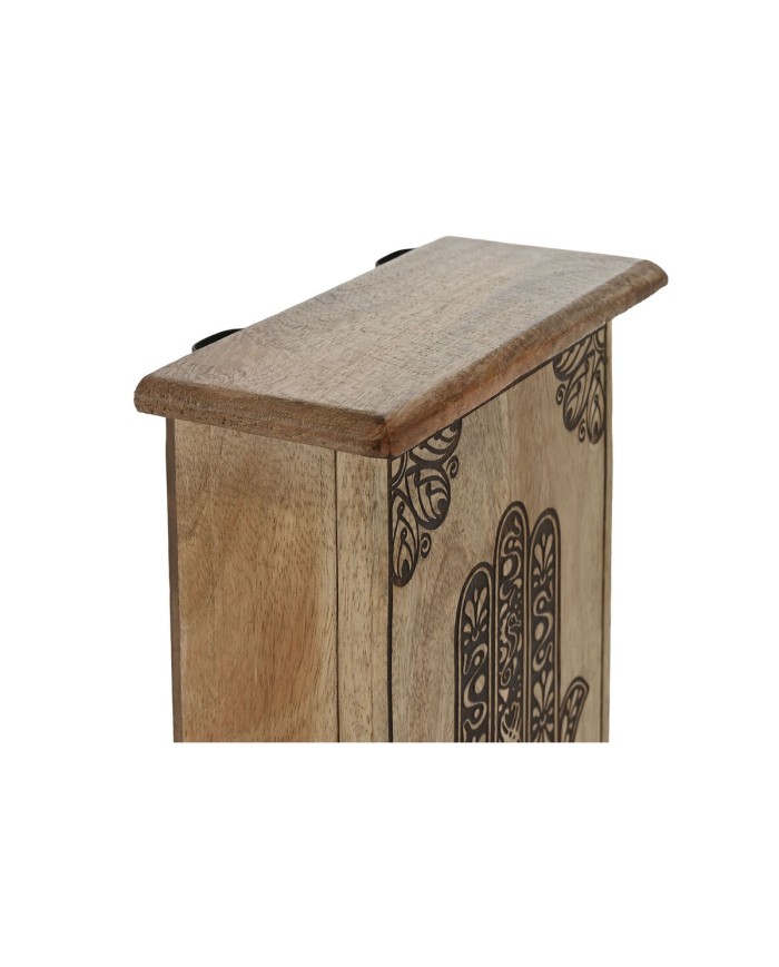 Armadietto portachiavi Home ESPRIT Naturale 18 x 7,5 x 28 cm