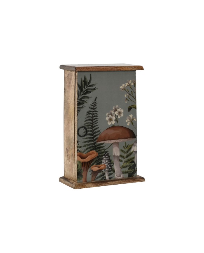 Armadietto portachiavi Home ESPRIT Naturale 18 x 7,5 x 28 cm