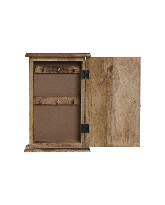 Armadietto portachiavi Home ESPRIT Naturale 18 x 7,5 x 28 cm