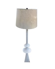 Lampada da Terra Home ESPRIT Bianco 43 x 43 x 150 cm