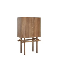 Portarotolo di Carta da Cucina Versa Fiori Metallo Acciaio Legno MDF 16,5 x 31 x 13 cm