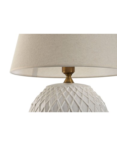 Lampada da tavolo Home ESPRIT Bianco 50 W 220 V